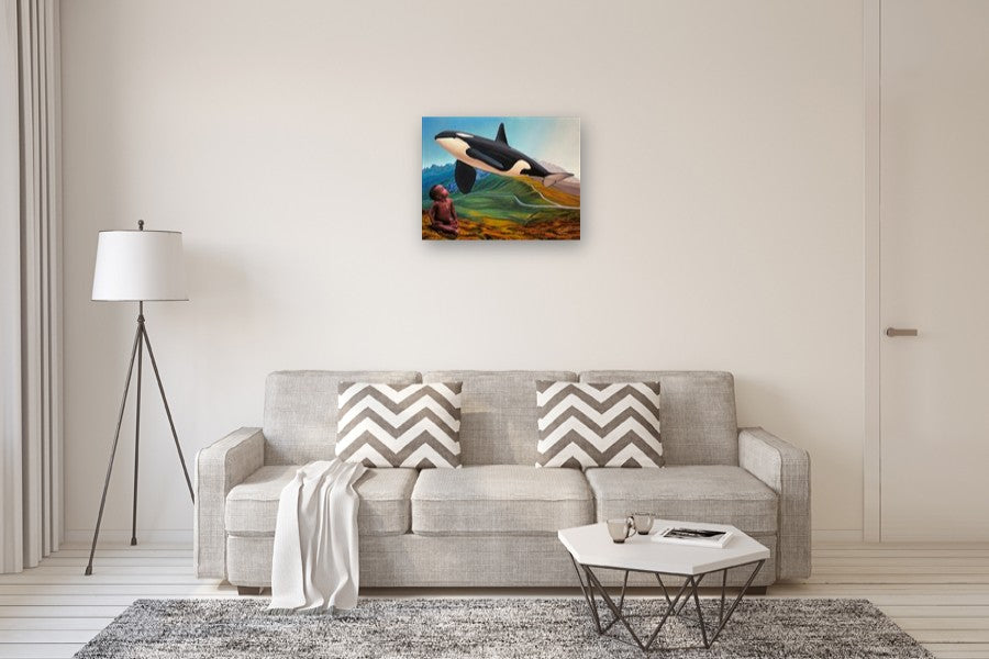 Dreaming of the Ocean by Eric Vanasse |  In Room View of Artwork 