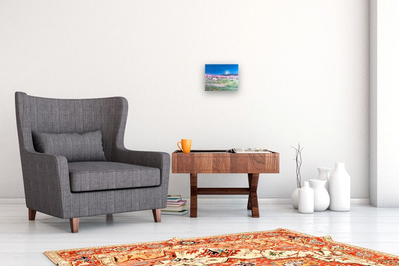 Borrowed Moonlight by Kristen Brown |  In Room View of Artwork 