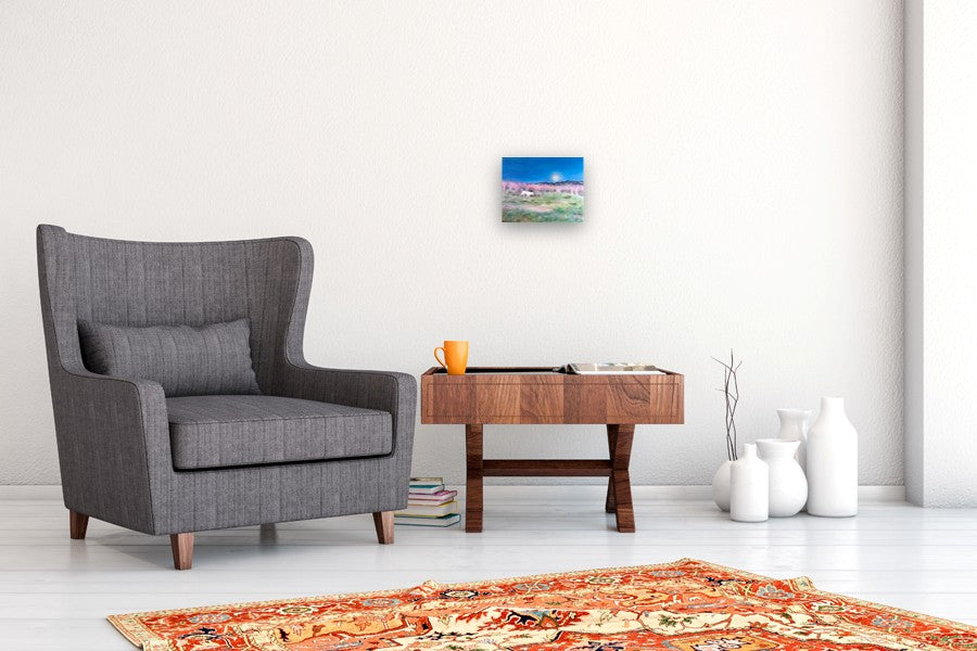 Borrowed Moonlight by Kristen Brown |  In Room View of Artwork 