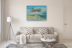 Original art for sale at UGallery.com | To Where Your Dreams Are by Cynthia Ligeros | $4,400 | oil painting | 36' h x 48' w | thumbnail 5