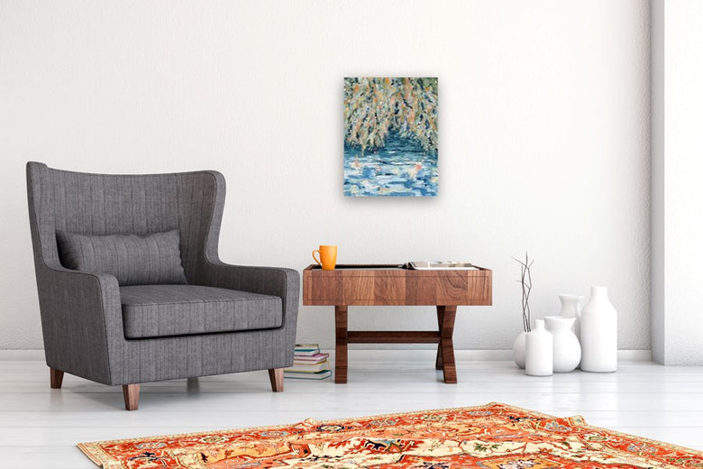 Gentle Reflection by Karen Barton |  In Room View of Artwork 