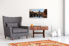 Original art for sale at UGallery.com | View of Rome II by Jonelle Summerfield | $1,100 | oil painting | 15' h x 30' w | thumbnail 5
