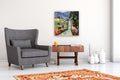 Original art for sale at UGallery.com | Mt. Diablo Cows by James Hartman | $1,275 | encaustic artwork | 24' h x 24' w | thumbnail 5