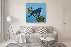 Original art for sale at UGallery.com | Azure by Maria Karla Watson | $4,000 | acrylic painting | 48' h x 48' w | thumbnail 5