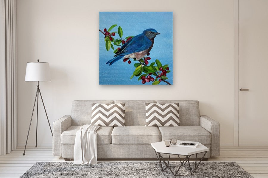 Azure by Maria Karla Watson |  In Room View of Artwork 