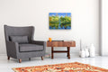 Original art for sale at UGallery.com | October at Conservatory Pond by Onelio Marrero | $1,025 | oil painting | 18' h x 24' w | thumbnail 5