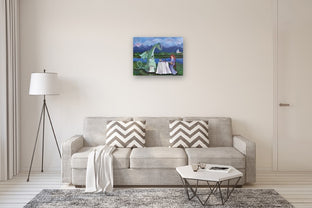 The Dragon and The Princess by Andrea Doss |  In Room View of Artwork 