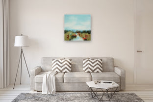 Colorful Sediments of Time by Ronda Waiksnis |  In Room View of Artwork 