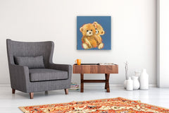 Original art for sale at UGallery.com | Pat and Liz by Tom Tillcott | $1,700 | mixed media artwork | 24' h x 24' w | thumbnail 4