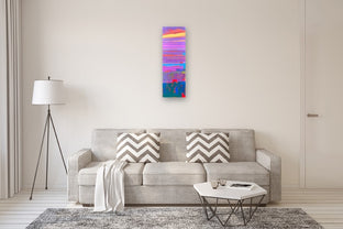 The Golden Stripe 1 by Srinivas Kathoju |  In Room View of Artwork 