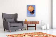 Original art for sale at UGallery.com | Orange Umbrella In Paris Rain by Warren Keating | $1,320 | oil painting | 24' h x 18' w | thumbnail 5