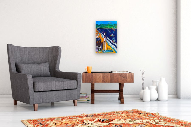 Friend Zone by Aleksandr Mukhin |  In Room View of Artwork 