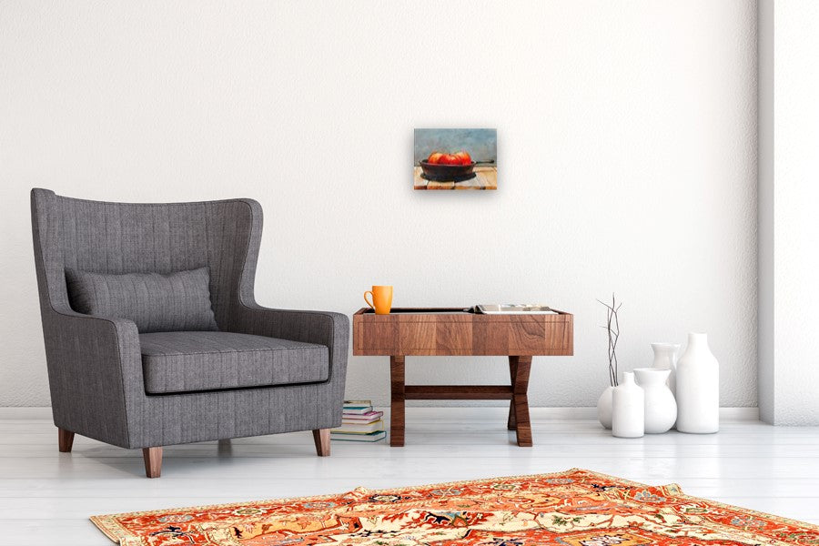 Fried Apples by Dwight Smith |  In Room View of Artwork 
