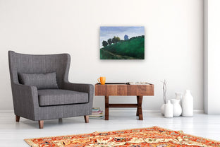 House on Green Hill, Ireland by Janet Dyer |  In Room View of Artwork 