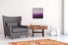 Original art for sale at UGallery.com | Amethyst Surprise by Janet Hamilton | $700 | oil painting | 18' h x 18' w | thumbnail 5