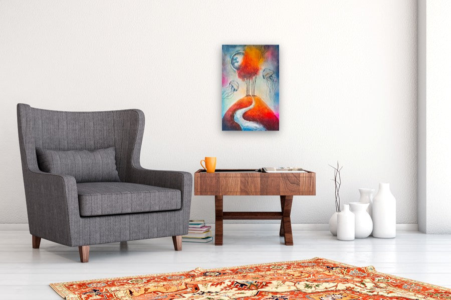 Quiet Storm Within by Evgenia Smirnova |  In Room View of Artwork 