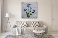Original art for sale at UGallery.com | Pride and Prejudice by Maria Karla Watson | $4,000 | acrylic painting | 48' h x 48' w | thumbnail 5