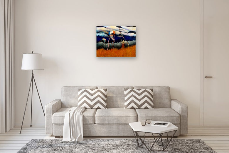 The Kite Festival by Edward McHugh |  In Room View of Artwork 