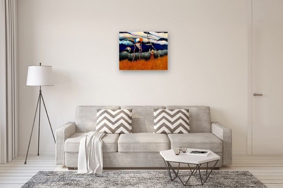 The Kite Festival by Edward McHugh |  In Room View of Artwork 