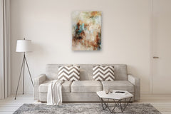 Original art for sale at UGallery.com | Staccato by Karen Hansen | $3,025 | acrylic painting | 40' h x 30' w | thumbnail 5