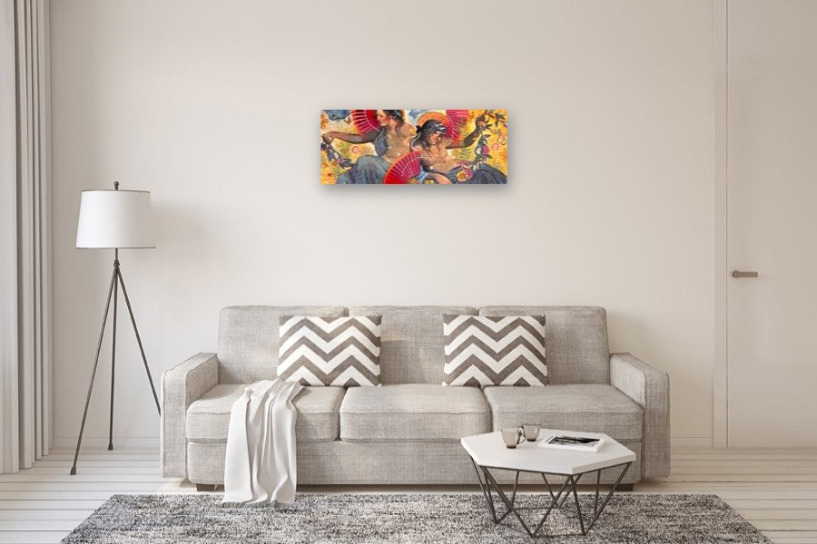 Spring Cleaning by Darlene McElroy |  Closeup View of Artwork 