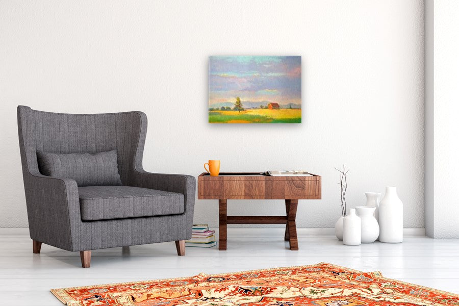 Evening on Farm, Oregon by Suren Nersisyan |  In Room View of Artwork 