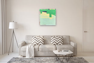 Green Bridge by Joey Korom |  In Room View of Artwork 