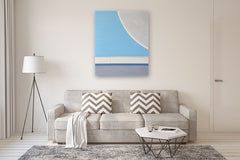 Original art for sale at UGallery.com | Fragments Monument IX Silent Horizon by Jian Ma (Jane M.) | $3,100 | oil painting | 47' h x 39' w | thumbnail 5