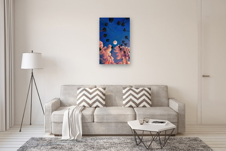 Twilight Moon by Jesse Aldana |  In Room View of Artwork 