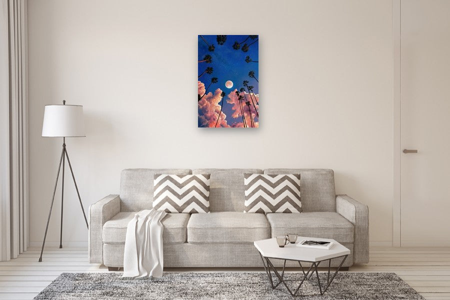 Twilight Moon by Jesse Aldana |  In Room View of Artwork 