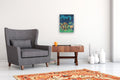 Original art for sale at UGallery.com | Deep Thoughts by Diana Elena Chelaru | $775 | acrylic painting | 18' h x 14' w | thumbnail 5