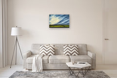 Original art for sale at UGallery.com | Aerial Dramatics XI by Mandy Main | $600 | oil painting | 20' h x 30' w | thumbnail 5