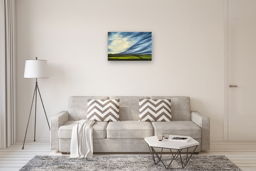 Aerial Dramatics XI by Mandy Main |  In Room View of Artwork 