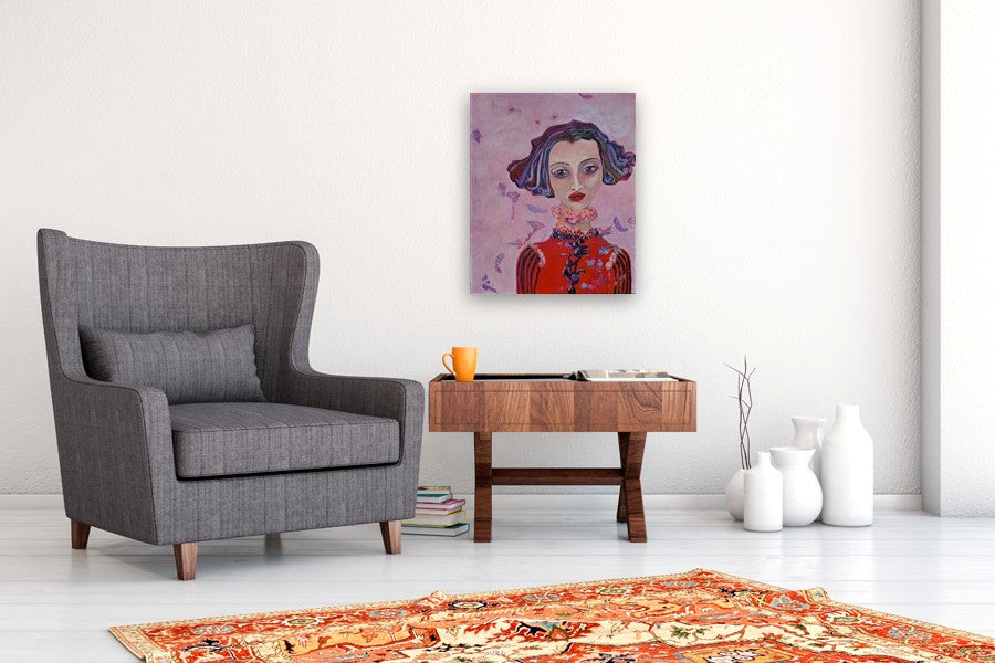 Mademoiselle by Arden Rose |  In Room View of Artwork 