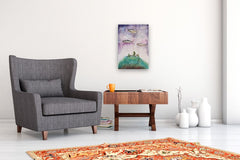 Original art for sale at UGallery.com | The Silence of the Night by Evgenia Smirnova | $650 | watercolor painting | 23' h x 15' w | thumbnail 5