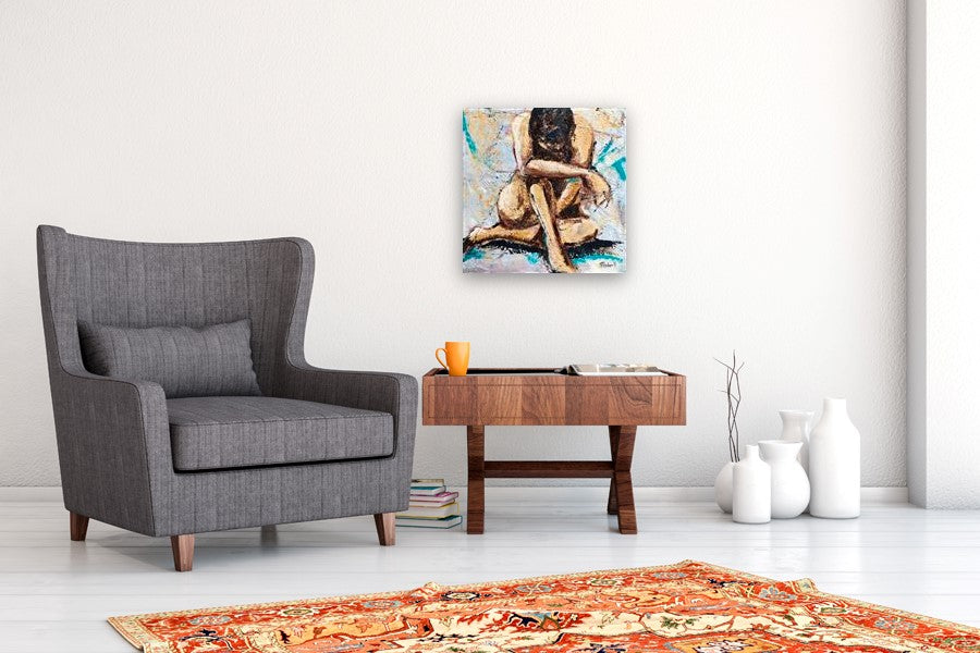 Never Again by Sharon Sieben |  In Room View of Artwork 