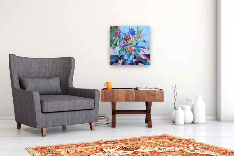 Enchanted Garden by Vera Saiko |  In Room View of Artwork 