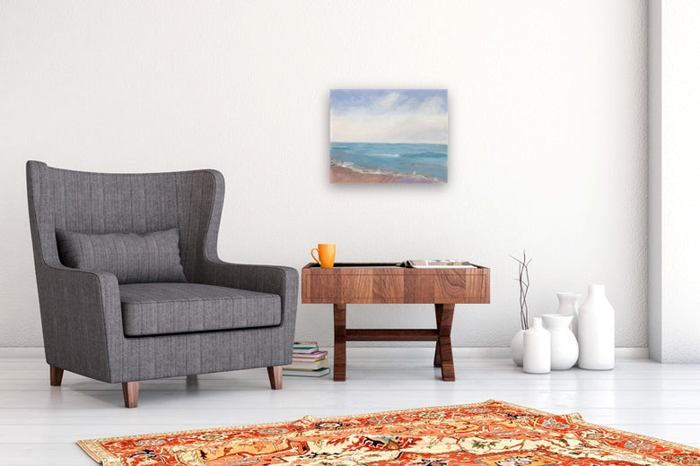 Coastal Atmosphere by Colleen Johansen |  In Room View of Artwork 
