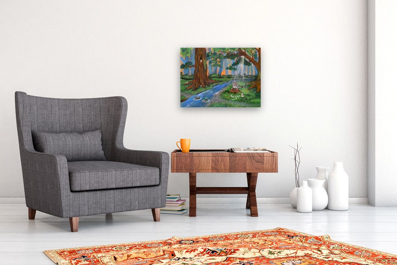 The Violin Concert by Andrea Doss |  In Room View of Artwork 