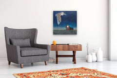 Original art for sale at UGallery.com | Let the Day Begin by Jennifer Ross | $1,350 | mixed media artwork | 24' h x 24' w | thumbnail 5