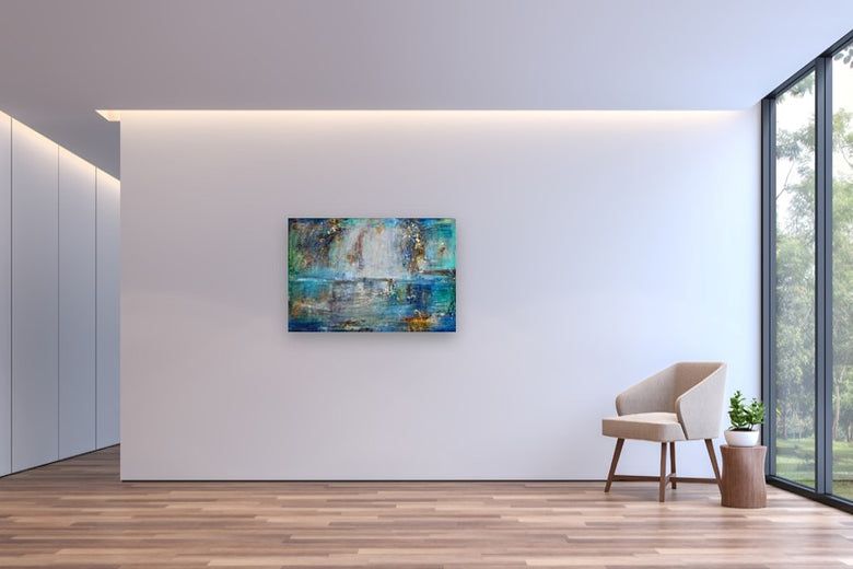 Dolce Far Niente by DL Watson |  In Room View of Artwork 