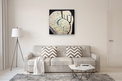 Original art for sale at UGallery.com | Sleeping Dog by Jaime Ellsworth | $2,375 | acrylic painting | 36' h x 36' w | thumbnail 5