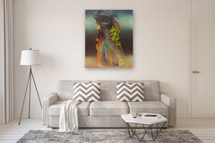 Original art for sale at UGallery.com | Memoria Fundida by Fernando Bosch | $10,400 | mixed media artwork | 47.24' h x 39.37' w | thumbnail 5