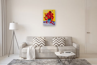 Red Poppies by Gulshaba Abbasova |  In Room View of Artwork 