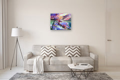 Original art for sale at UGallery.com | On the River by Robert Hofherr | $1,125 | acrylic painting | 24' h x 30' w | thumbnail 5