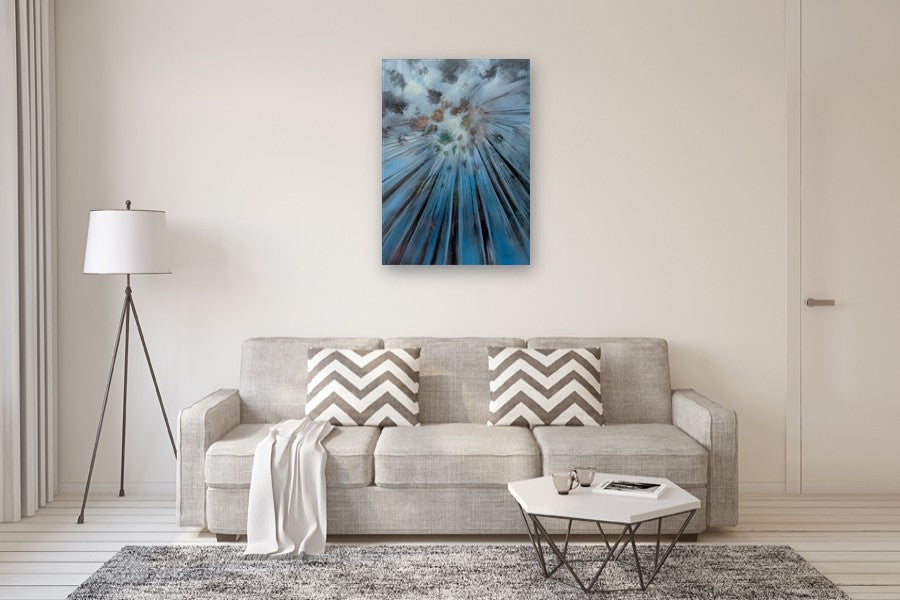 Tree Scape by George Peebles |  In Room View of Artwork 