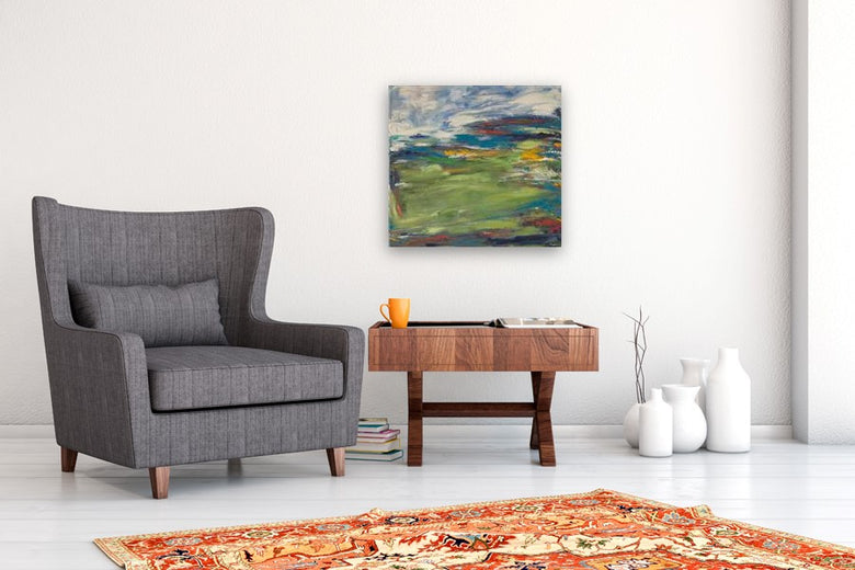 Fresh Outside by Kajal Zaveri |  In Room View of Artwork 