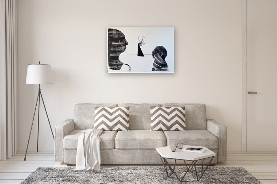 I Know, but I’m Not Telling by Natalia Pawlus |  In Room View of Artwork 