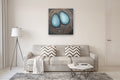 Original art for sale at UGallery.com | We Really Like to Stay in the Nest by Jennifer Ross | $2,200 | mixed media artwork | 38' h x 36' w | thumbnail 5