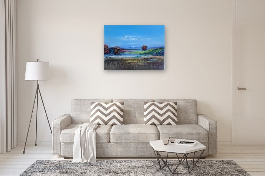 Mountain View by George Peebles |  In Room View of Artwork 